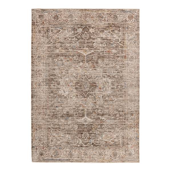 Kurzflorteppich My Everest Typ K Flachgewebe - Kaffee - 80 x 150 cm