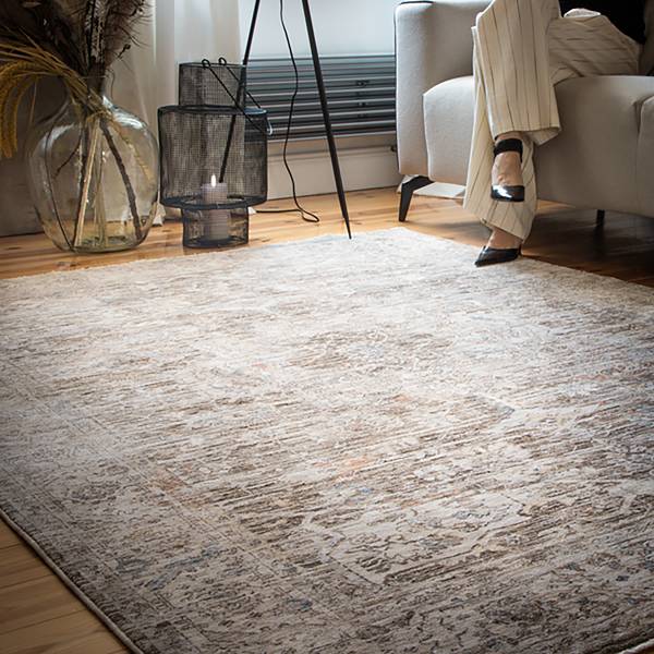 Kurzflorteppich My Everest Typ K Flachgewebe - Kaffee - 80 x 150 cm