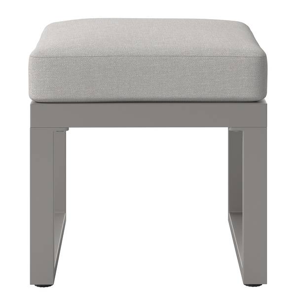Dining-Loungeset Kalinda 5-teilig Aluminium / Polyester - Hellgrau