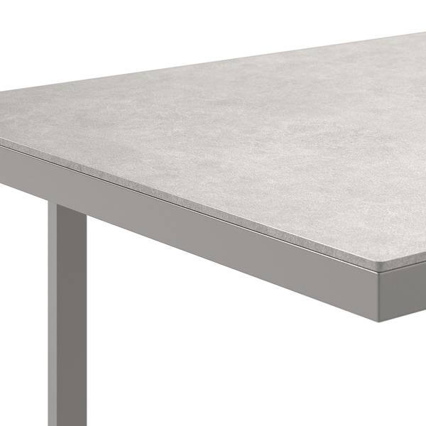 Dining-Loungeset Kalinda 5-teilig Aluminium / Polyester - Hellgrau