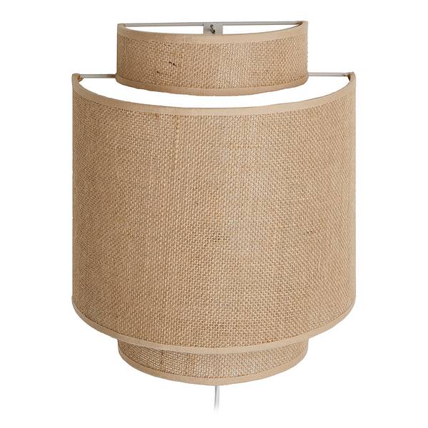 Lampada da parete Raw Linen Rattan - 1 punto luce