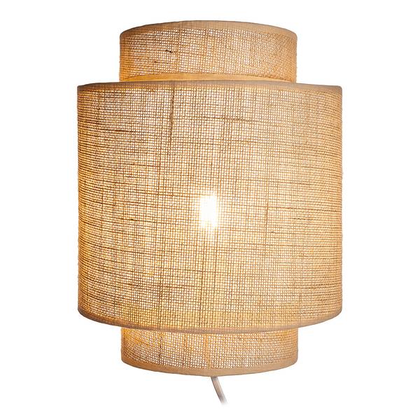 Lampada da parete Raw Linen Rattan - 1 punto luce