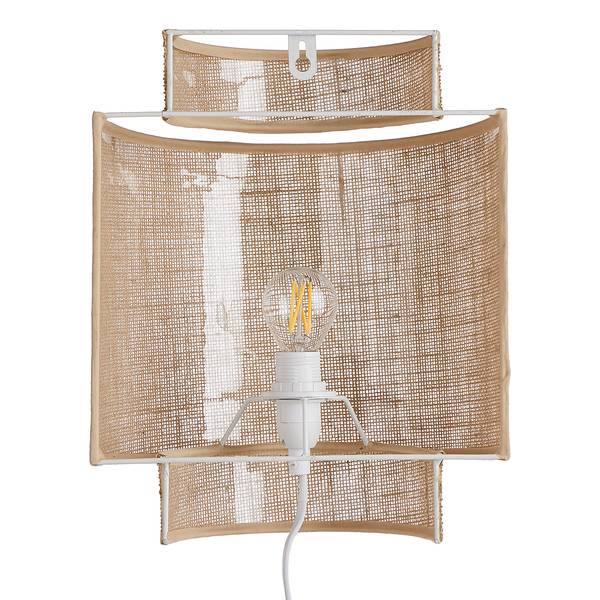 Lampada da parete Raw Linen Rattan - 1 punto luce