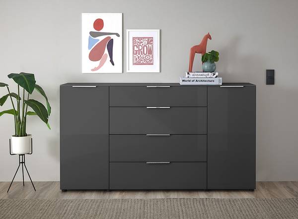 Enfilade Myora 180 cm Anthracite