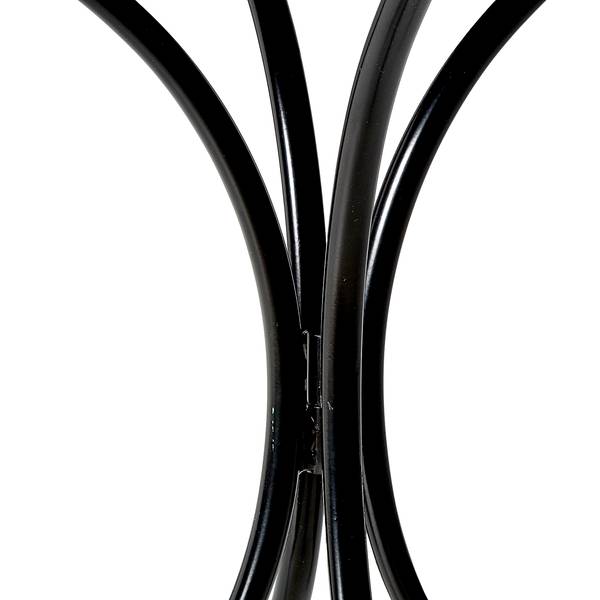 Bijzettafel PALAZZO ijzer/keramiek - lichtblauw