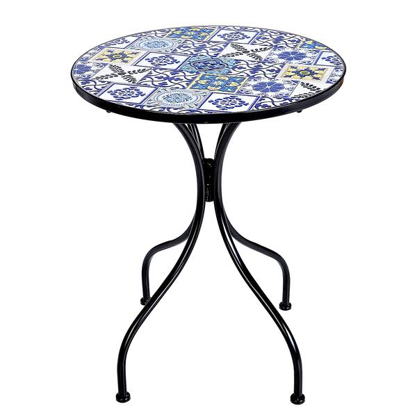 Tavolo bistro PALAZZO Ceramica / Ferro - Colorato