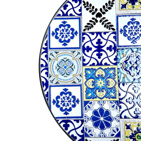 Tavolo bistro PALAZZO Ceramica / Ferro - Colorato