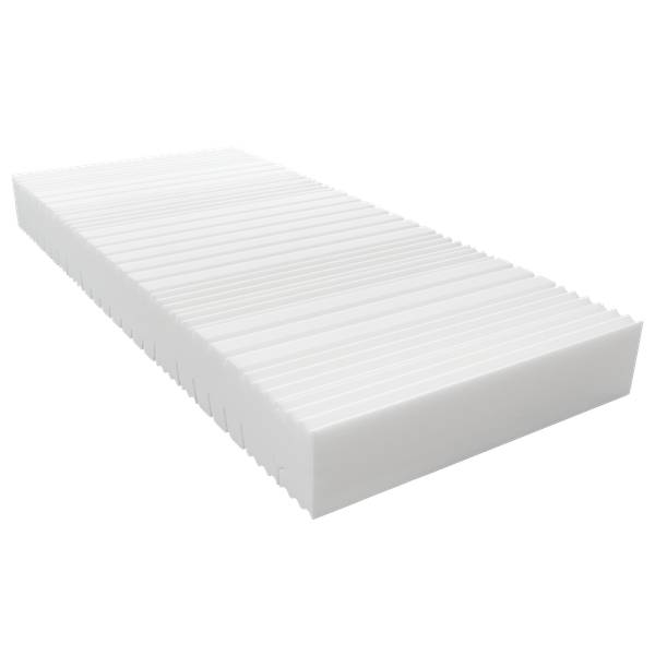 7-zones koudschuimmatras DuoStar KS wit - 80 x 200 cm - omkeerbaar H3/H4