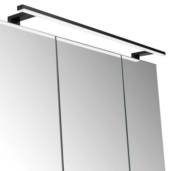 Badezimmerset NV 2-teilig 70 cm breit Eiche Schwarz