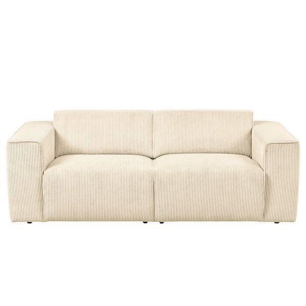 2-Sitzer Sofa Mandrio Cordstoff Zuri: Creme