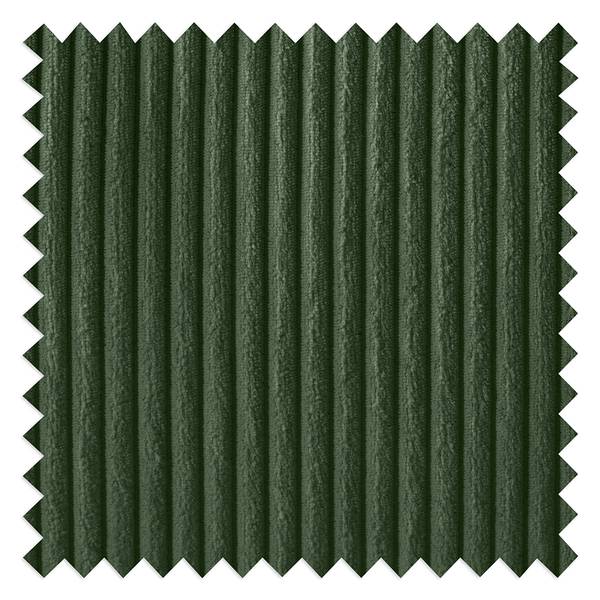 Ecksofa Mandrio mit Longchair Cordstoff Zuri: Wintermoos - Breite: 234 cm - Longchair davorstehend rechts