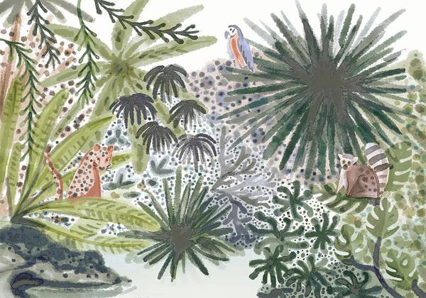 Vlies Fototapete Flora von Madagaskar 450 x 315 cm