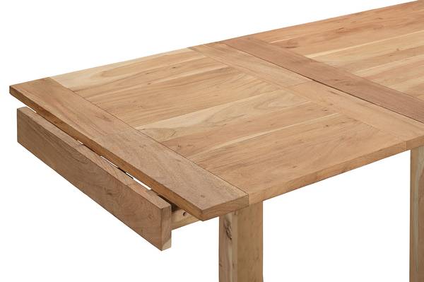 Ausziehbarer Massivholzesstisch SEPAR Ausziehbar - Akazie - 140 x 80 cm