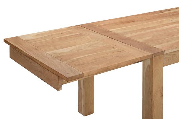 Ausziehbarer Massivholzesstisch SEPAR Ausziehbar - Akazie - 140 x 80 cm