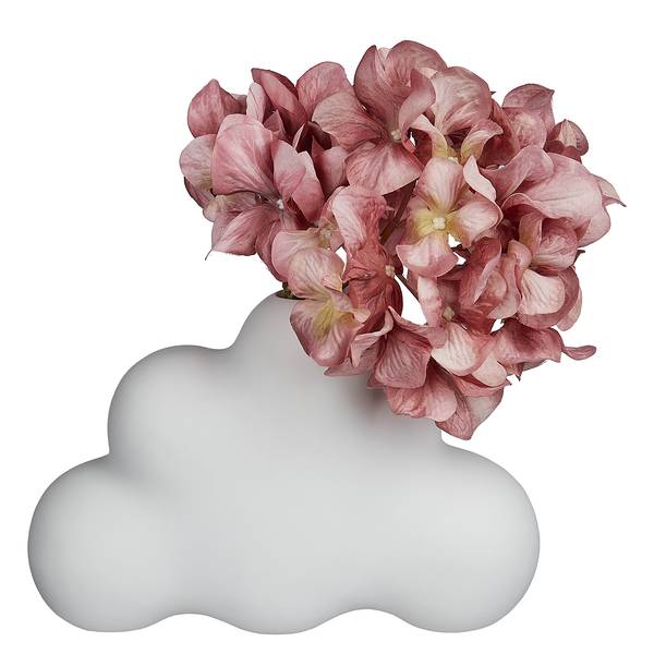 vaas CLOUDY Cloud steengoed - wit