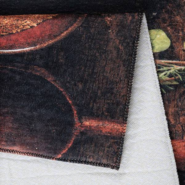 Tappeto a pelo corto Caimas 3060 spezie Poliestere - Multicolore - 120 x 170 cm