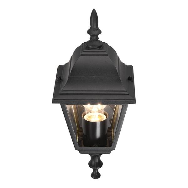 Wandleuchte Livenza Typ A Aluminiumguss - Schwarz