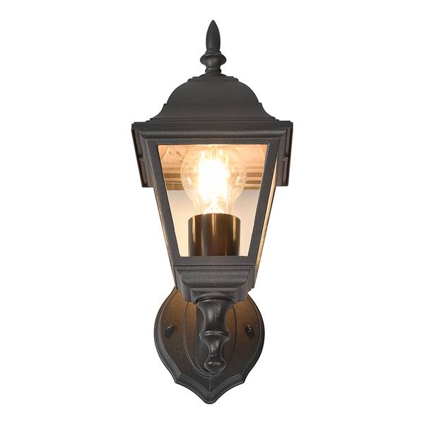 Wandleuchte Livenza Typ A Aluminiumguss - Schwarz