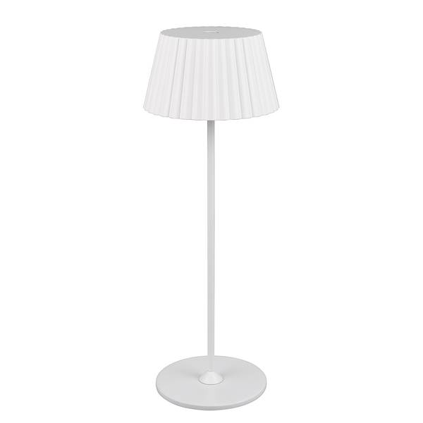 Wegeleuchte Suarez Stahl - Weiß - Höhe: 39 cm