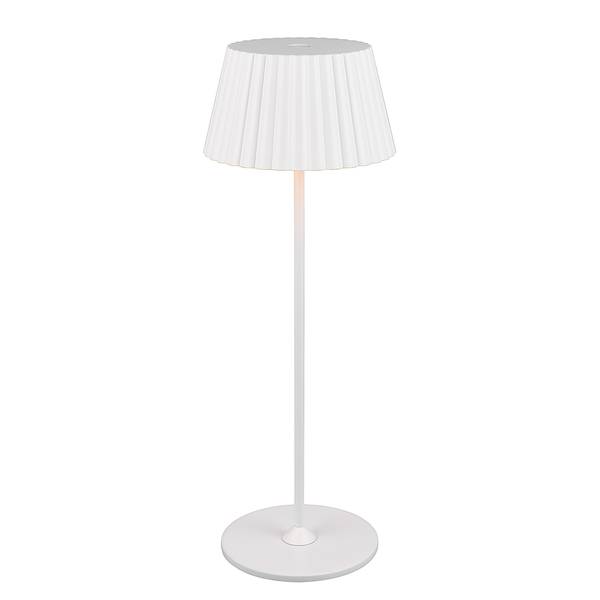Wegeleuchte Suarez Stahl - Weiß - Höhe: 39 cm