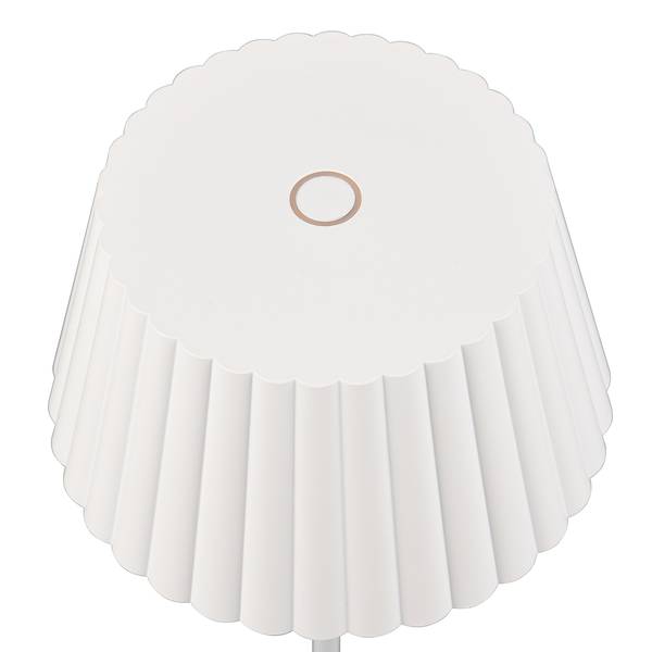 Wegeleuchte Suarez Stahl - Weiß - Höhe: 39 cm