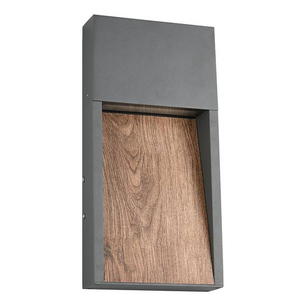 Wandleuchte Salmon Typ A Aluminiumguss - Grau / Beige