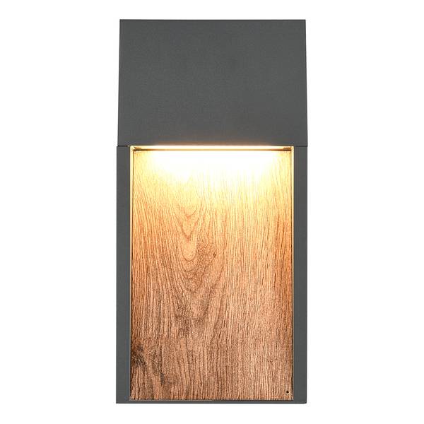 Wandleuchte Salmon Typ A Aluminiumguss - Grau / Beige
