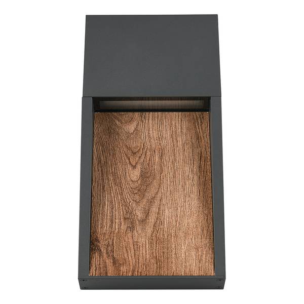 Wandleuchte Salmon Typ A Aluminiumguss - Grau / Beige