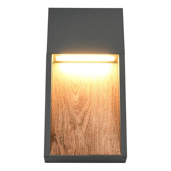 Wandleuchte Salmon Typ A Aluminiumguss - Grau / Beige
