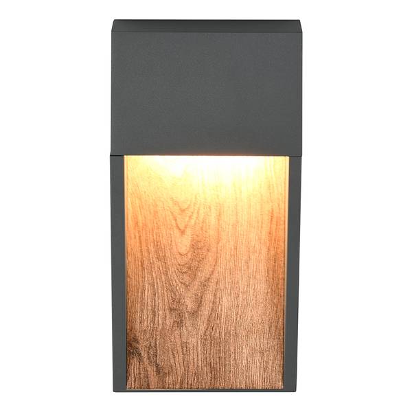 Wandleuchte Salmon Typ A Aluminiumguss - Grau / Beige