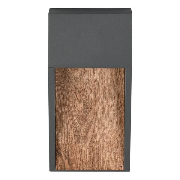Wandleuchte Salmon Typ A Aluminiumguss - Grau / Beige