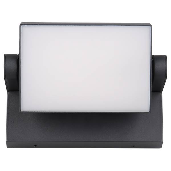 Wandleuchte Kansas Typ A Aluminiumguss / Polycarbonat - Anthrazit