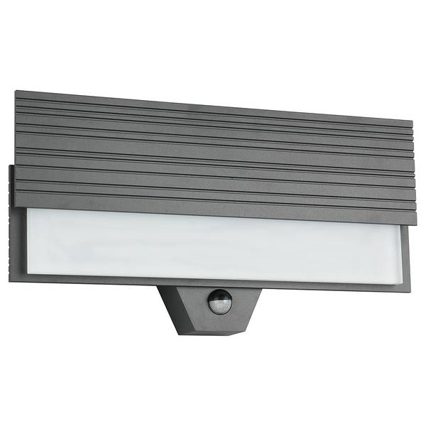 Wandleuchte Mariza Typ B Aluminiumguss / Polycarbonat - Anthrazit