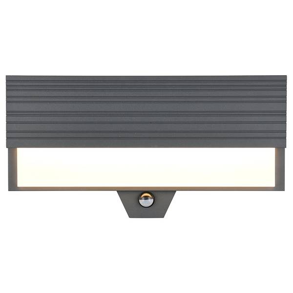 Wandleuchte Mariza Typ B Aluminiumguss / Polycarbonat - Anthrazit