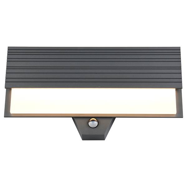 Wandleuchte Mariza Typ B Aluminiumguss / Polycarbonat - Anthrazit