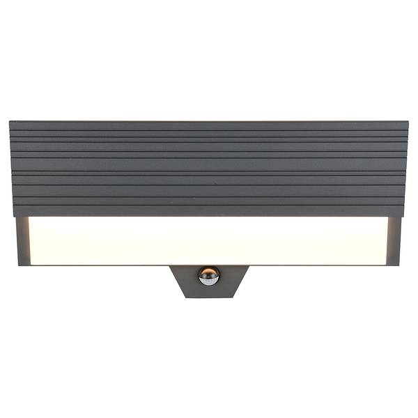 Wandleuchte Mariza Typ B Aluminiumguss / Polycarbonat - Anthrazit