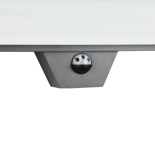 Wandleuchte Mariza Typ B Aluminiumguss / Polycarbonat - Anthrazit