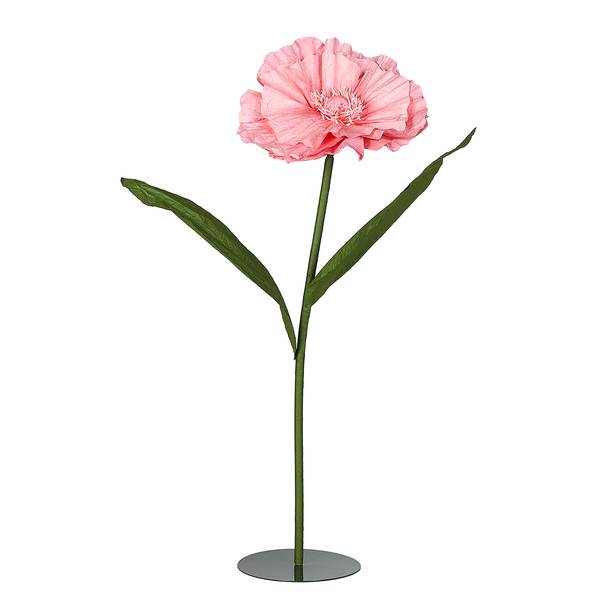 Deko-Blume BLOOM Papier / Eisen - Rosa