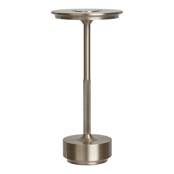 Tischleuchte Munkaderry Aluminium - 1-flammig - Silber