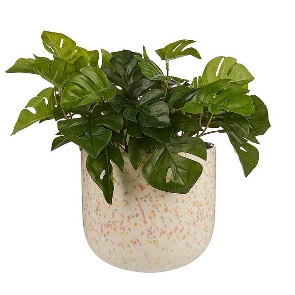 Pot de fleurs SPOT Faïence - Crème - 16 x 16 cm