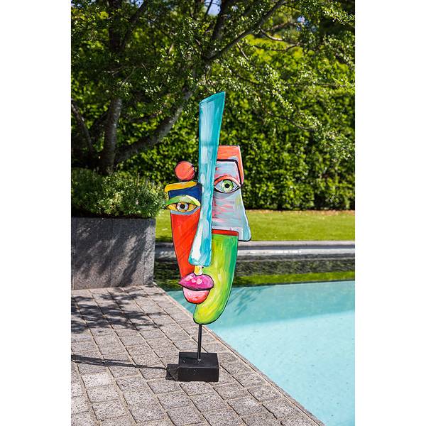 Scultura Malang Ferro - Multicolore