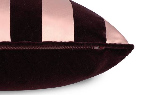 Federa per cuscino Avenue Cotone - 43 x 43 cm - Rosso vino