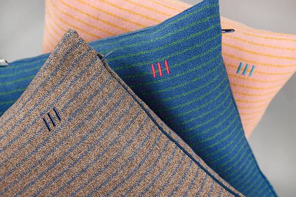 Rideau à passants T-Rainforest Polyester - 38 x 38 cm - Marron chocolat