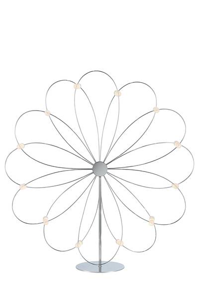 Decorazione Stella d’inverno Metallo / LED - Argento