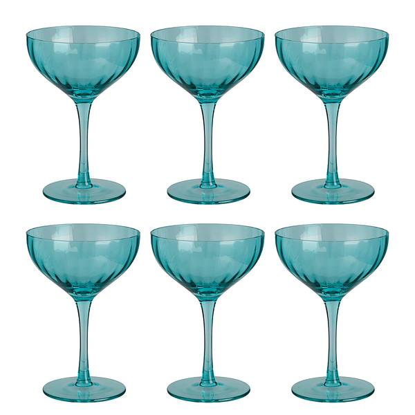 Set di 6 calici FAME vetro - Verde