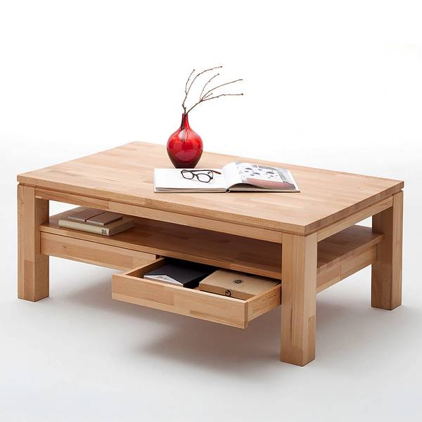 Massiver Couchtisch Orrus Kernbuche
