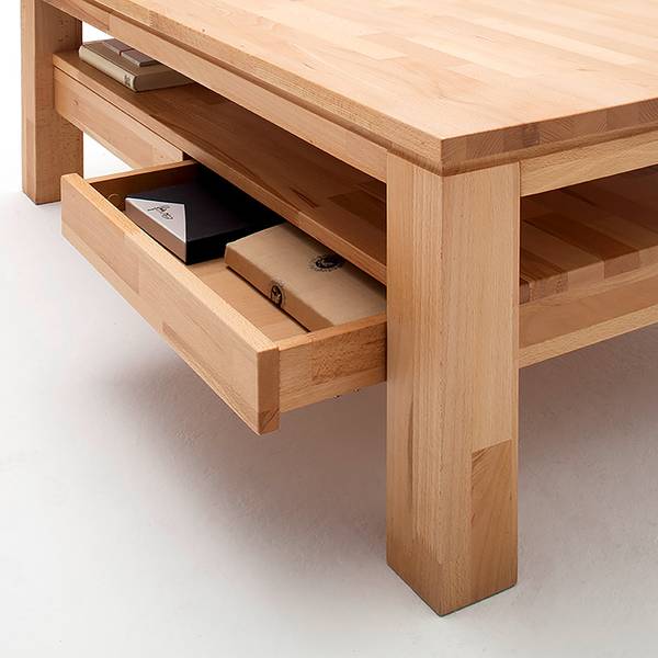 Massiver Couchtisch Orrus Kernbuche