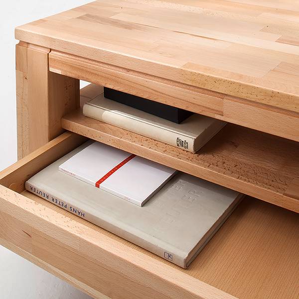 Massiver Couchtisch Orrus Kernbuche