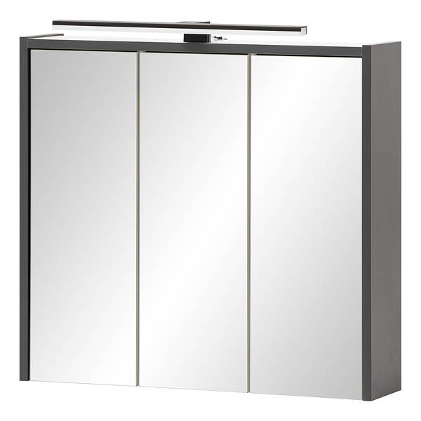 Amoire de toilette éclairée Katta 65 cm Anthracite