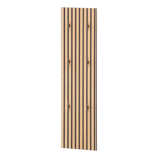 Pannello appendiabiti Katta effetto rovere
